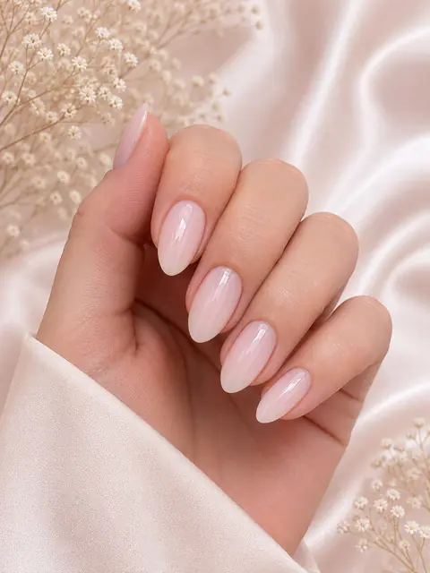 Almond nail shape preview