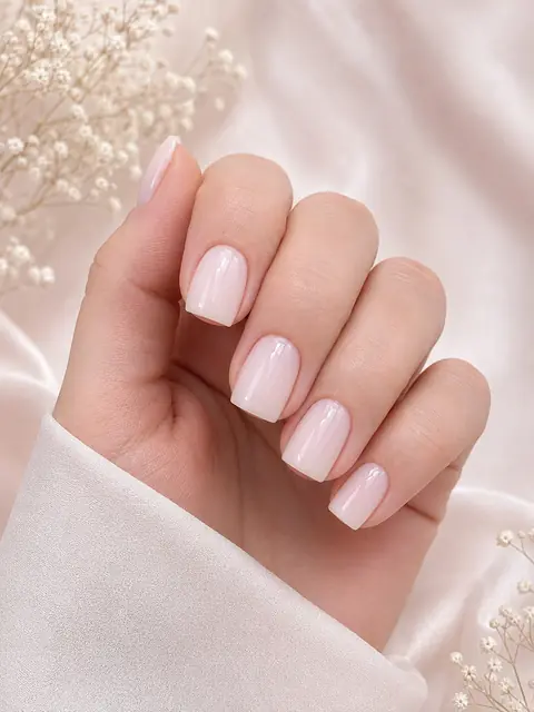 Square nail shape preview